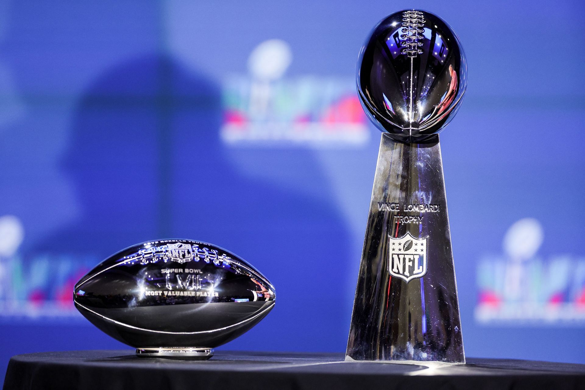 Super Bowl LVII trophies
